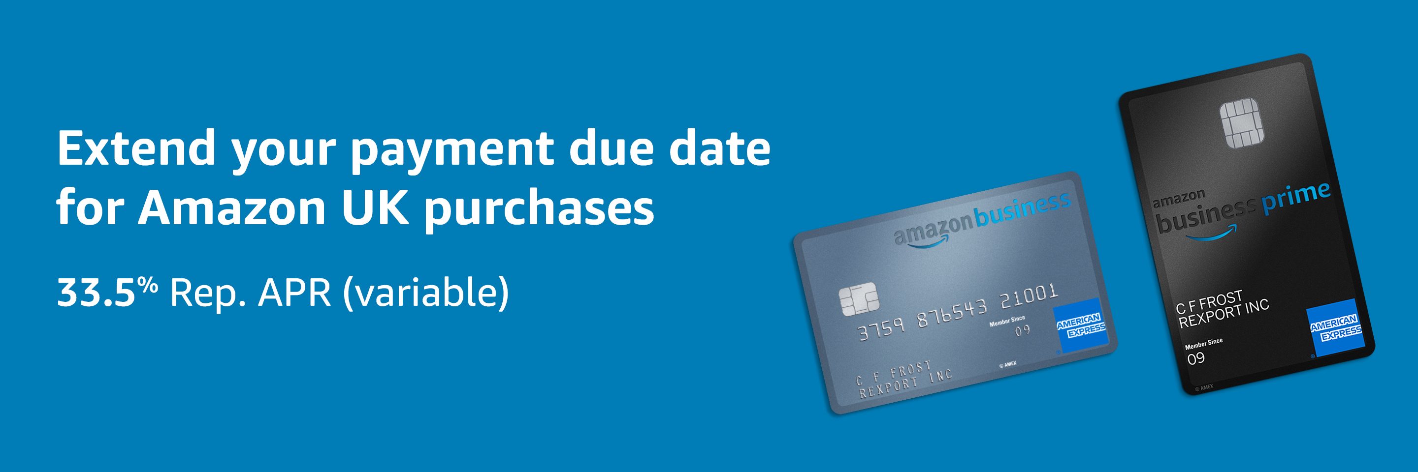 Amazon and American Express Credit Card
